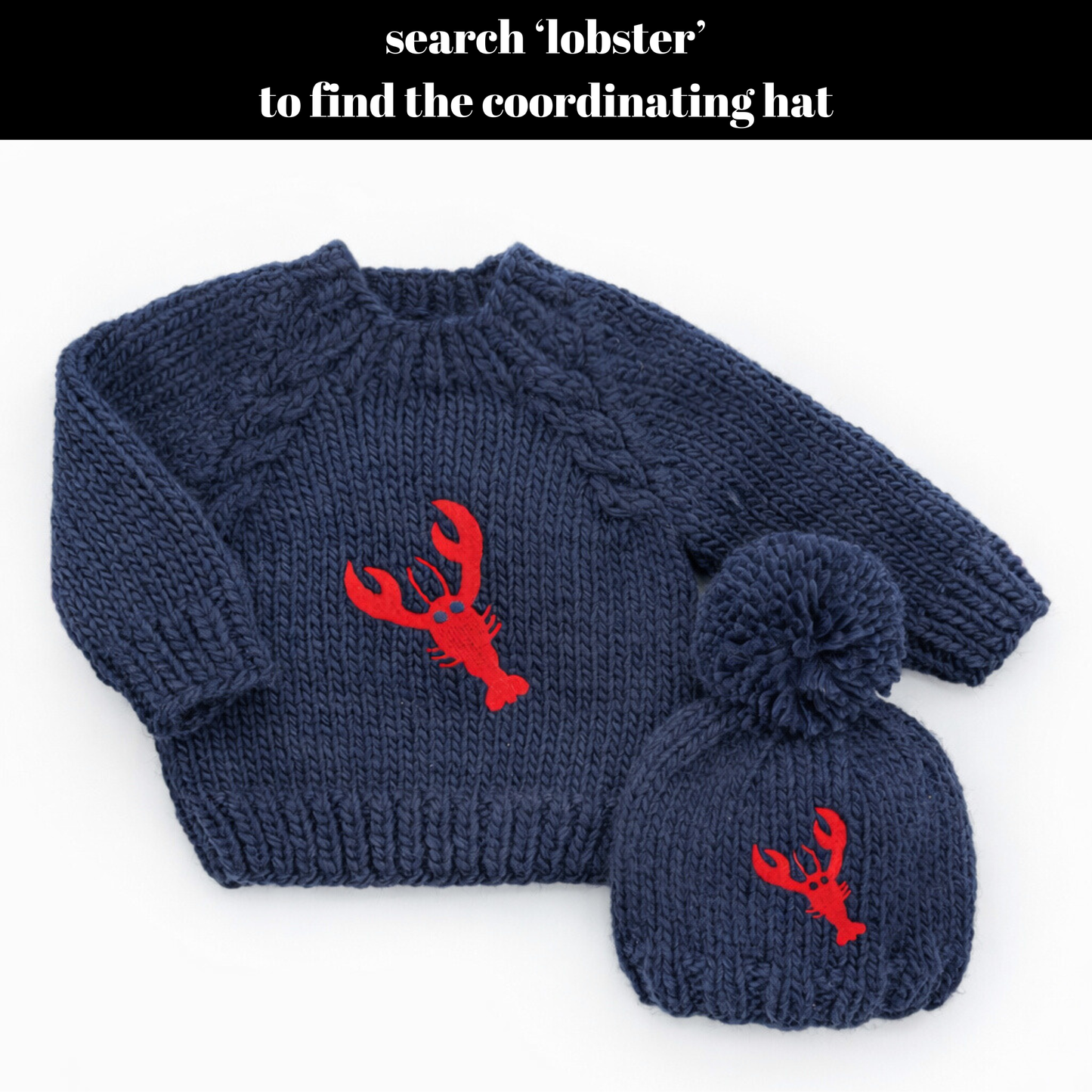 Lobster Sweater for Baby & Toddler