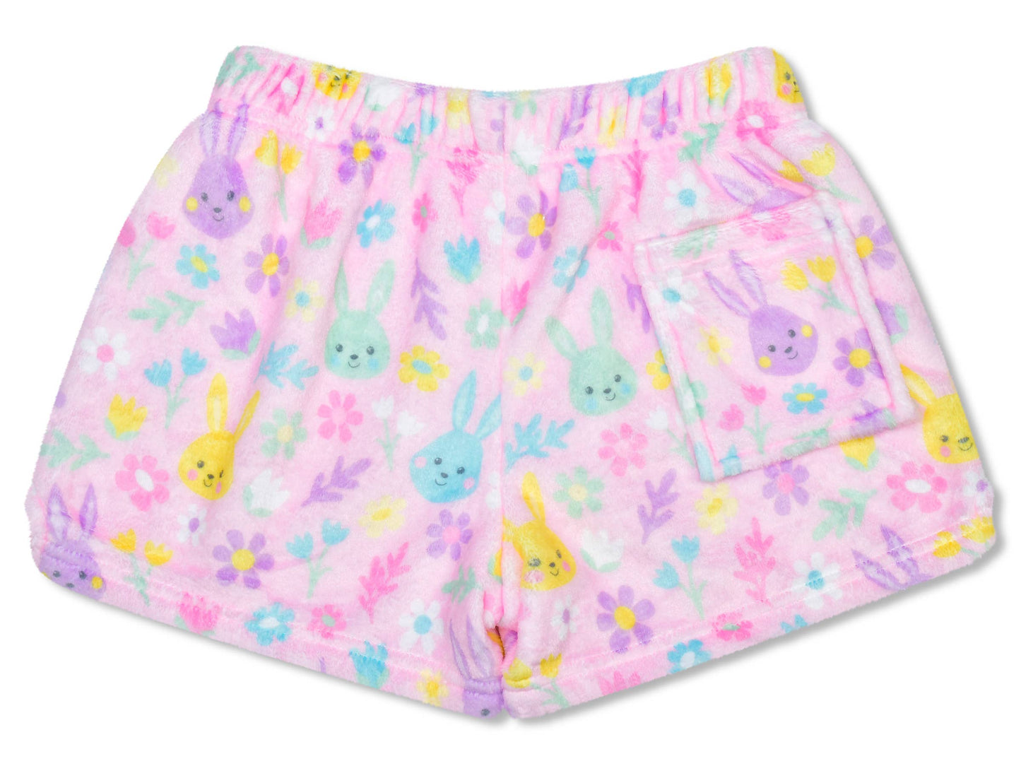 Bunny Bloom Plush Shorts (X-Small -(4-6))