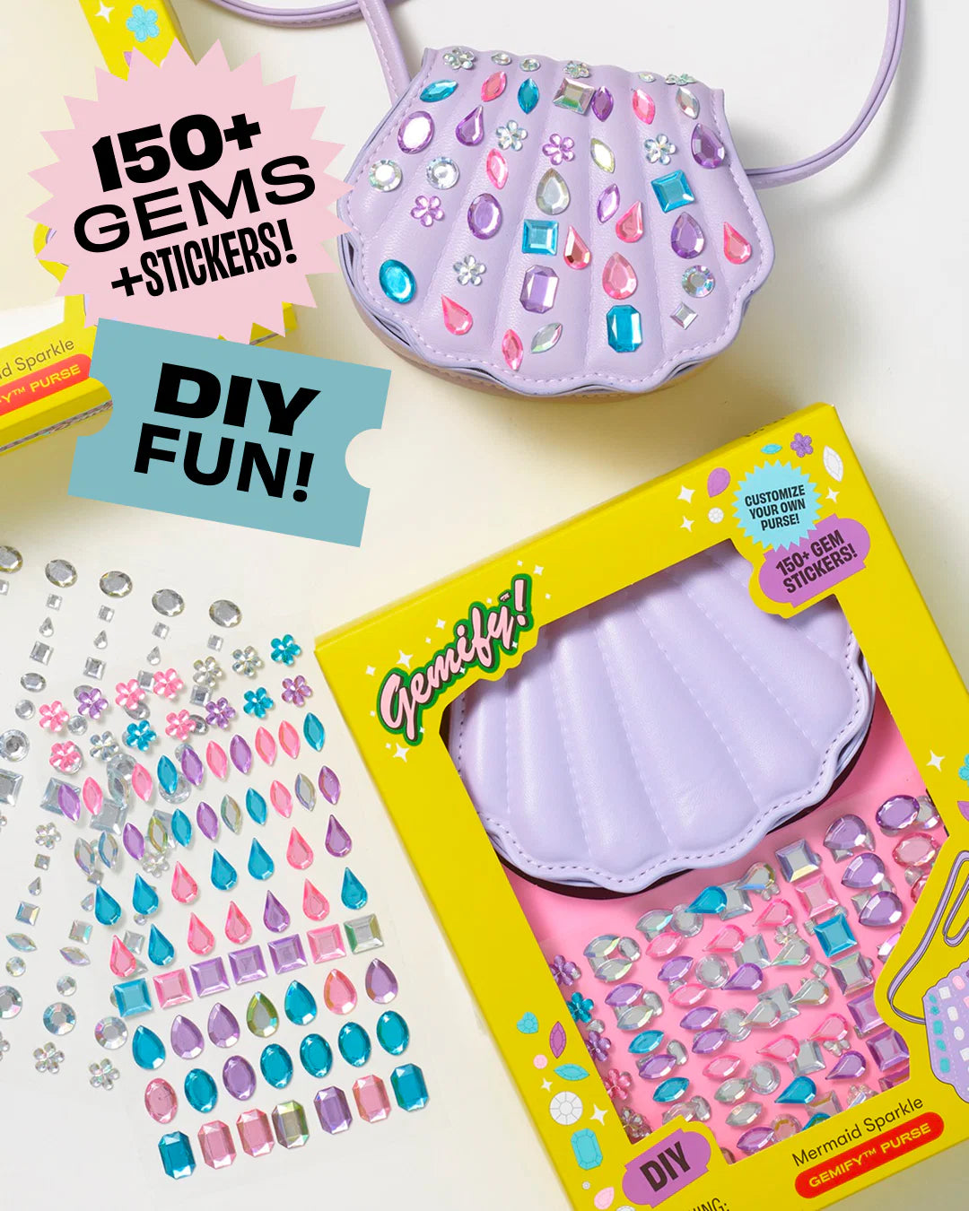 Mermaid Sparkle Gemify® Purse