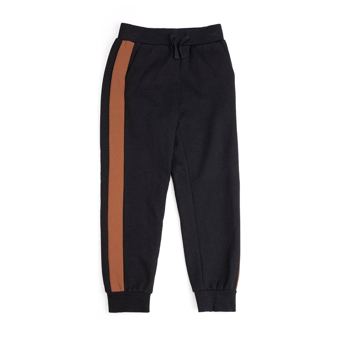 Black and Orange Striped Jogger - Boys Clothing