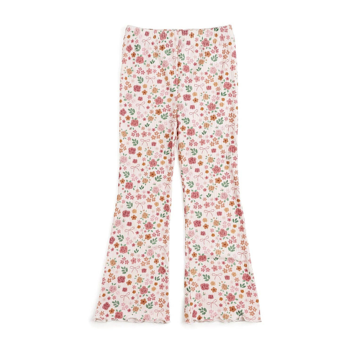 Berry Floral Flare Legging - Kids Boutique Clothing - Fall
