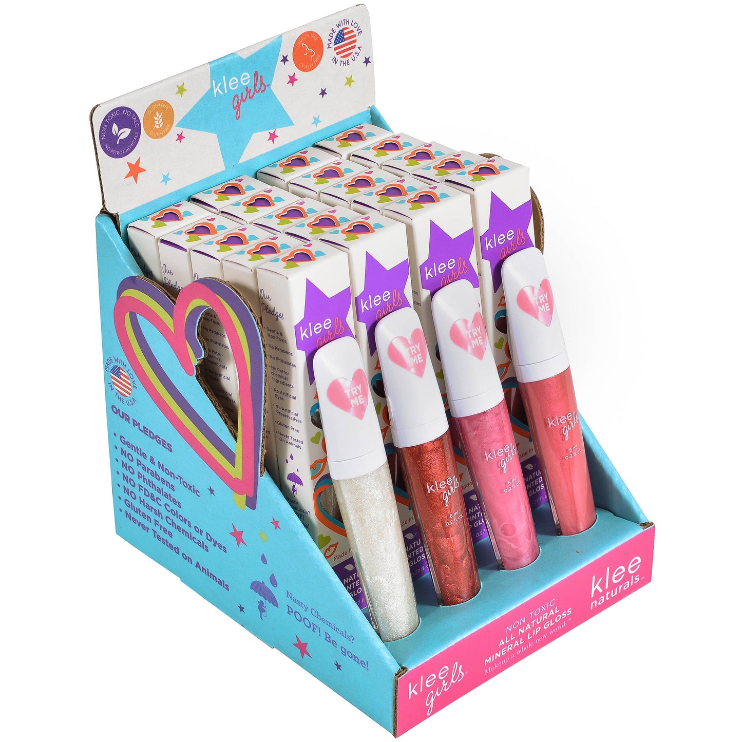 Tinted Lip Gloss 20-PC Display
