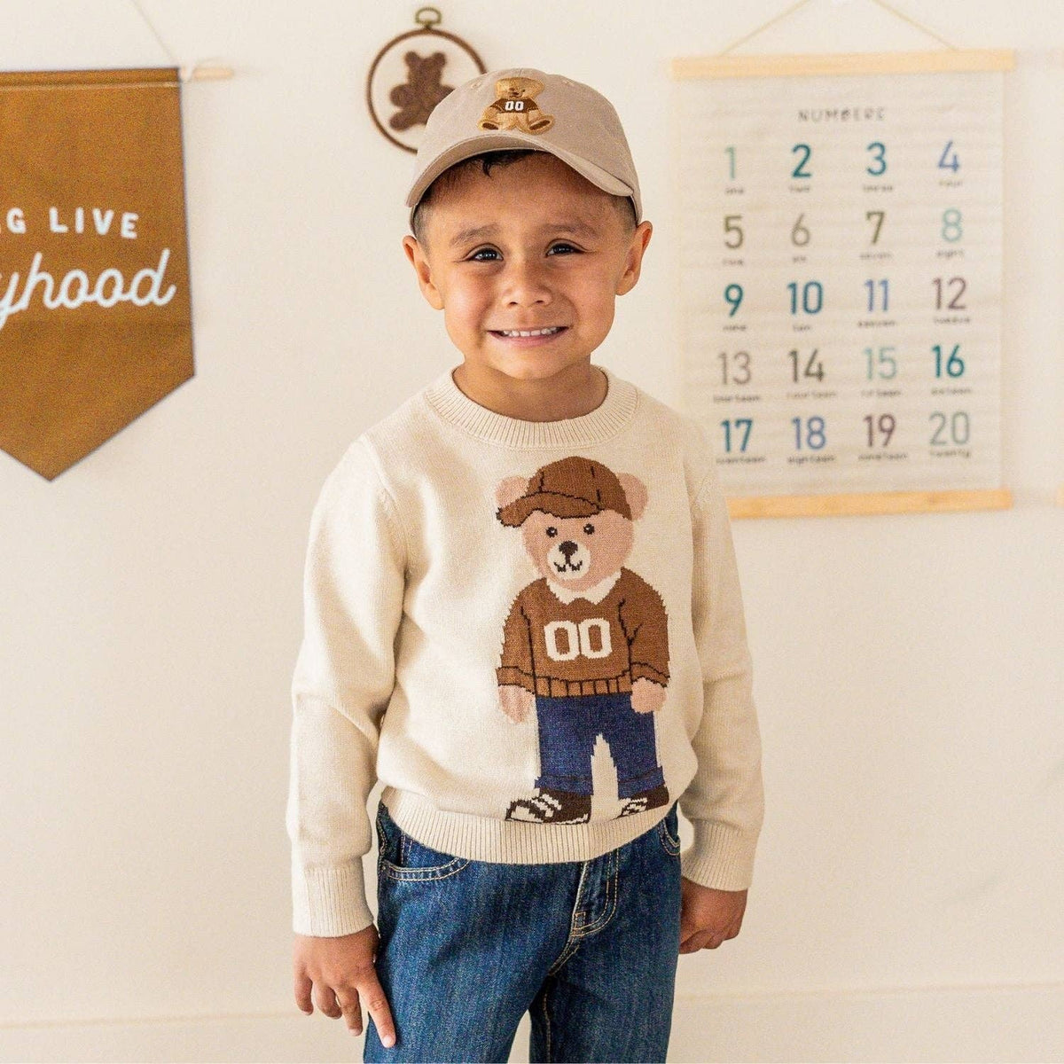Teddy Bear Sweater - Boys Clothing - Fall/Winter