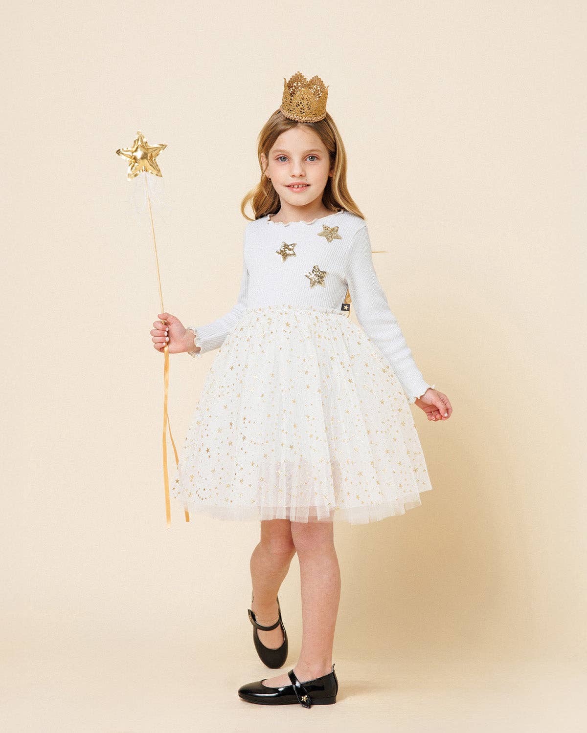 Glitter Three Star Tutu Dress
