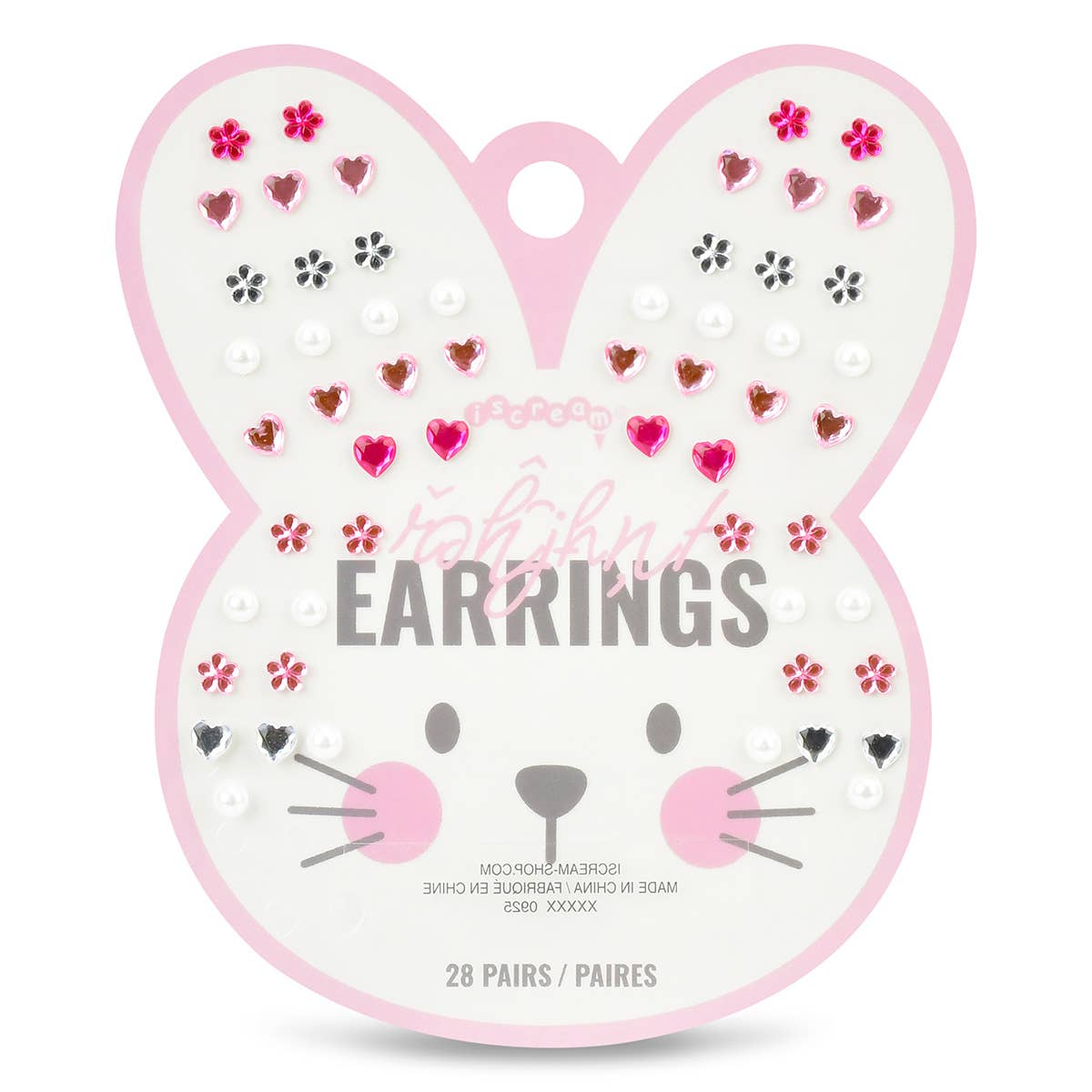 Bunny Stick On Earrings