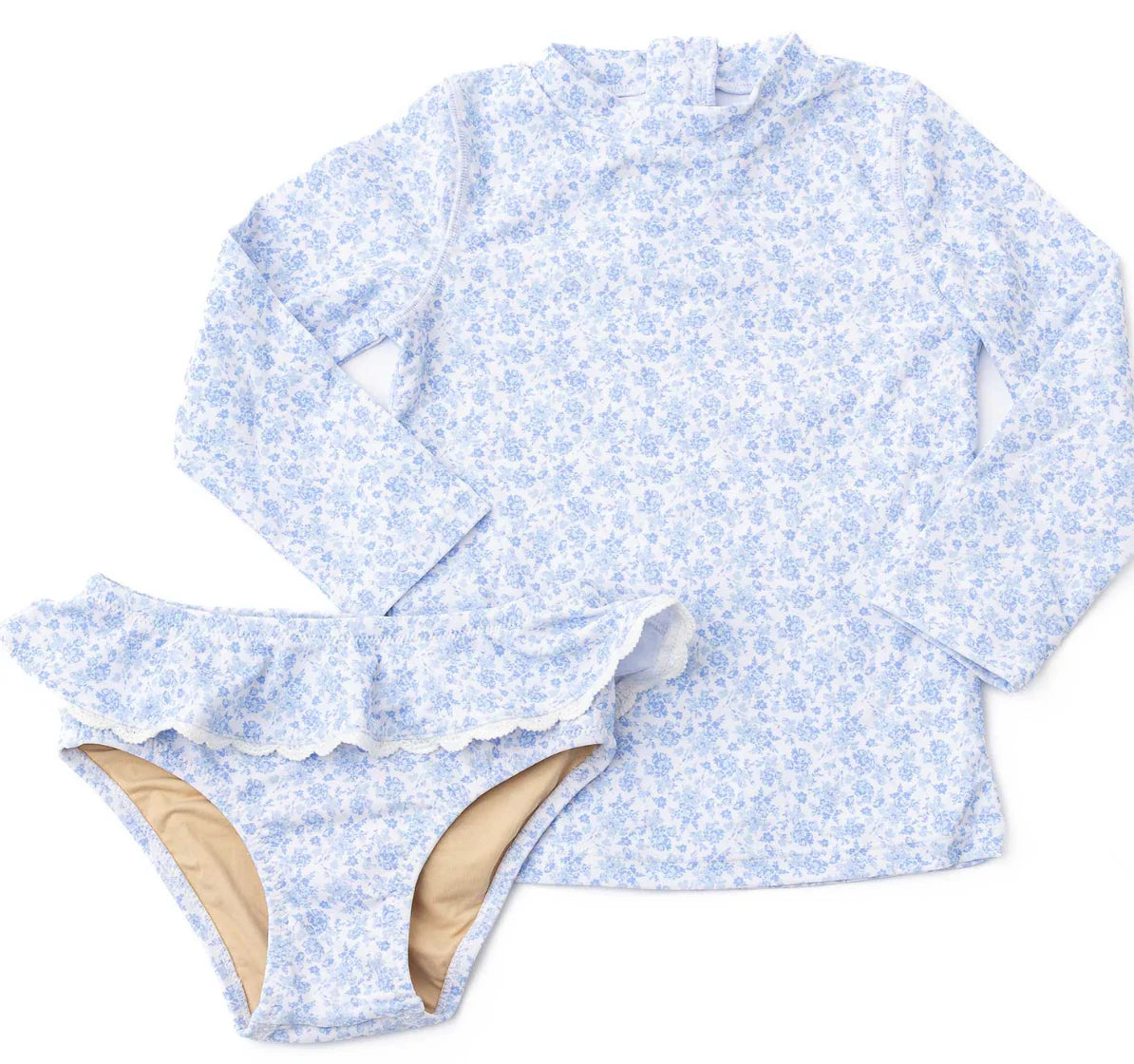 Coastal Garden 2 Piece Rash Guard Swim