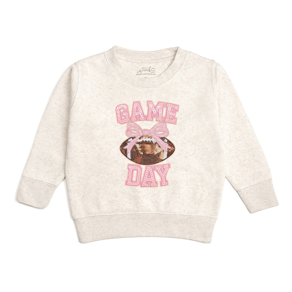 Game Day Sequin Patch Sweatshirt - Football - Kids Clothing