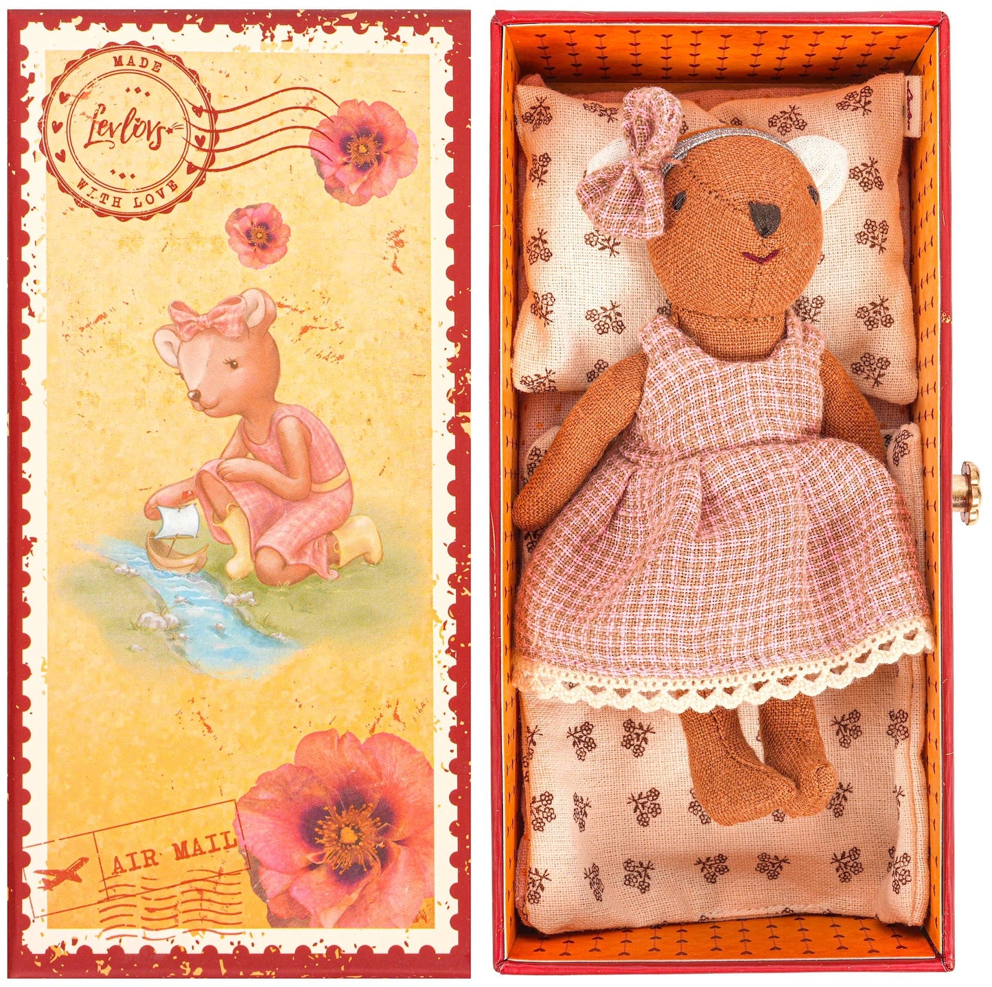 Bear in Stamp Holder box 