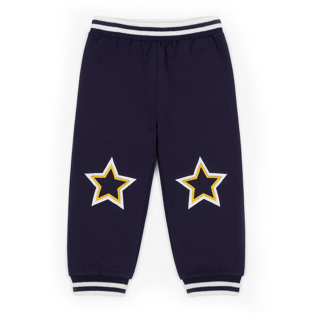 French Terry Pants With Stars