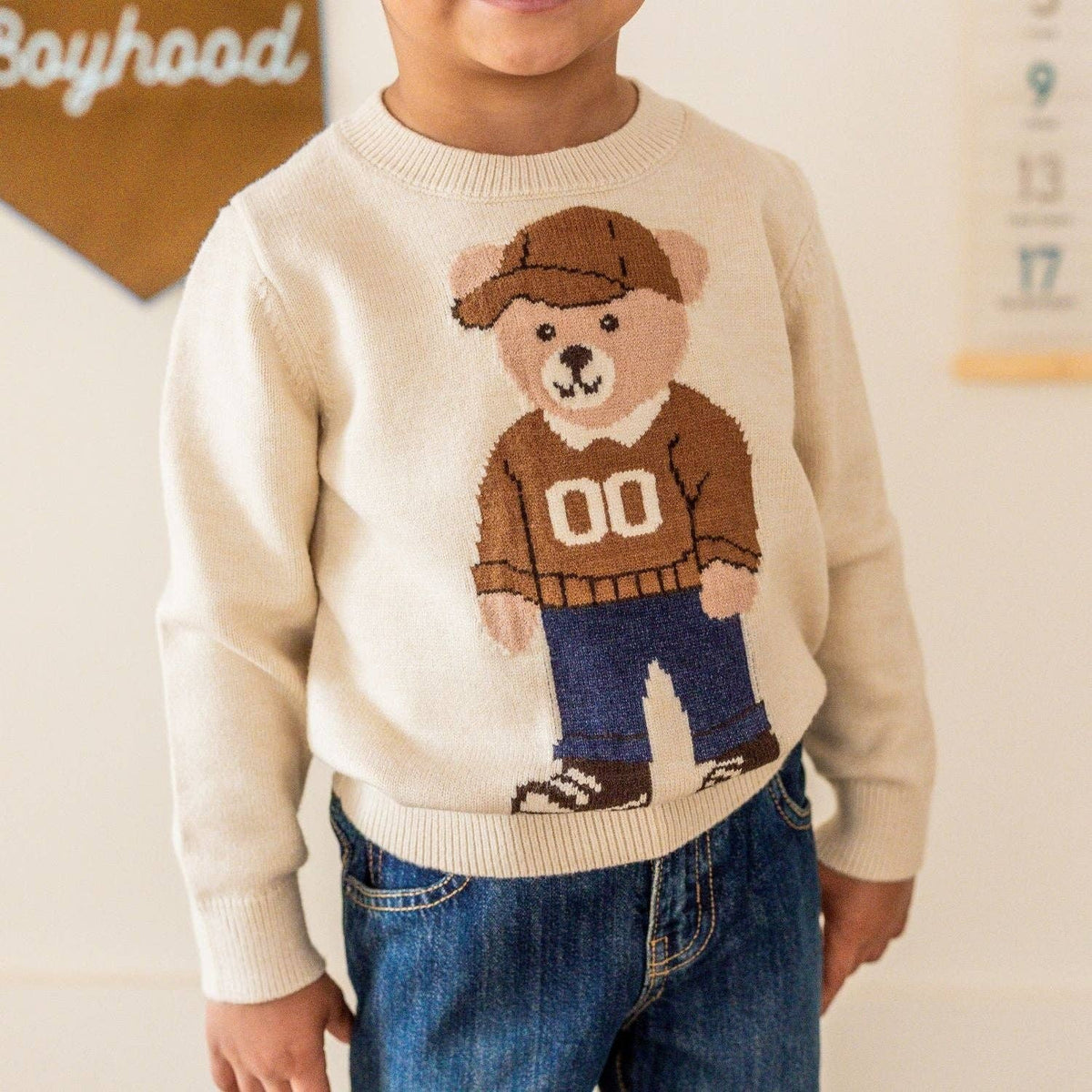 Teddy Bear Sweater - Boys Clothing - Fall/Winter
