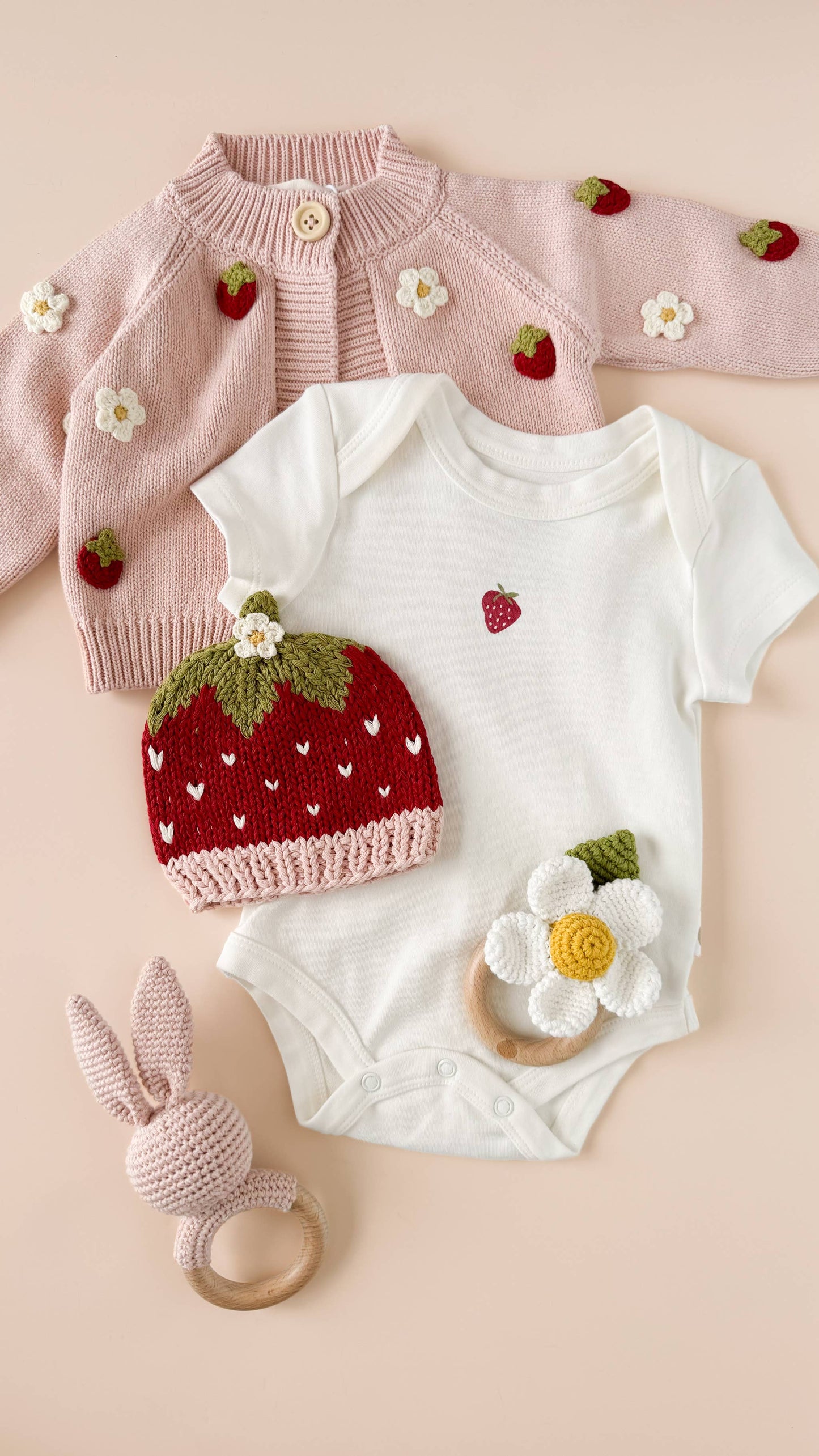 Onesie Strawberry Baby Bodysuit Organic Graphic Tee Gift