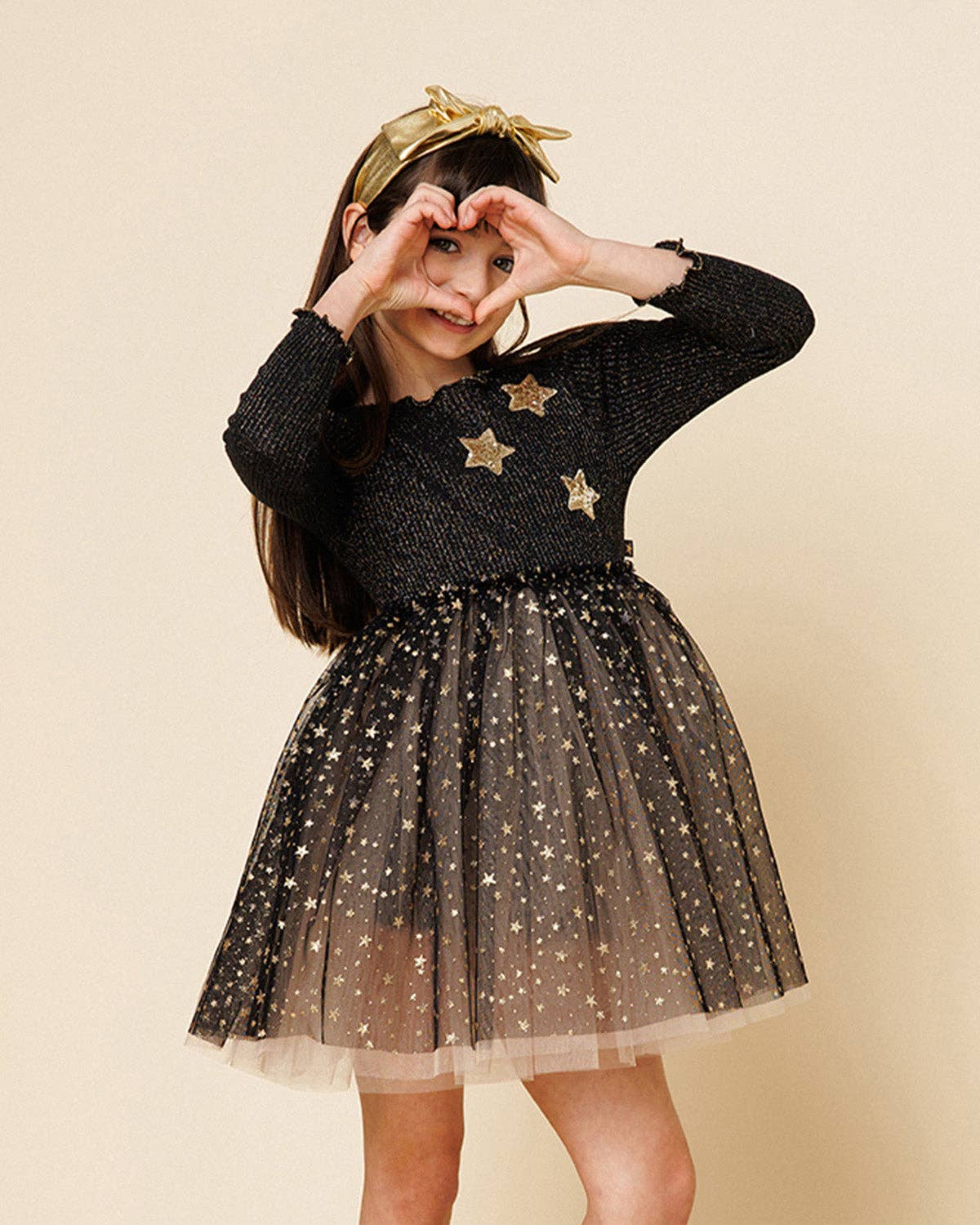 Glitter Three Star Tutu Dress