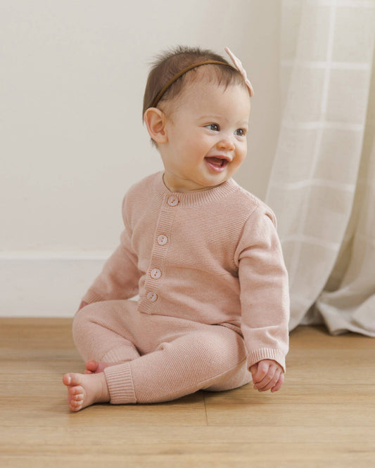 Knit cardigan and pant set