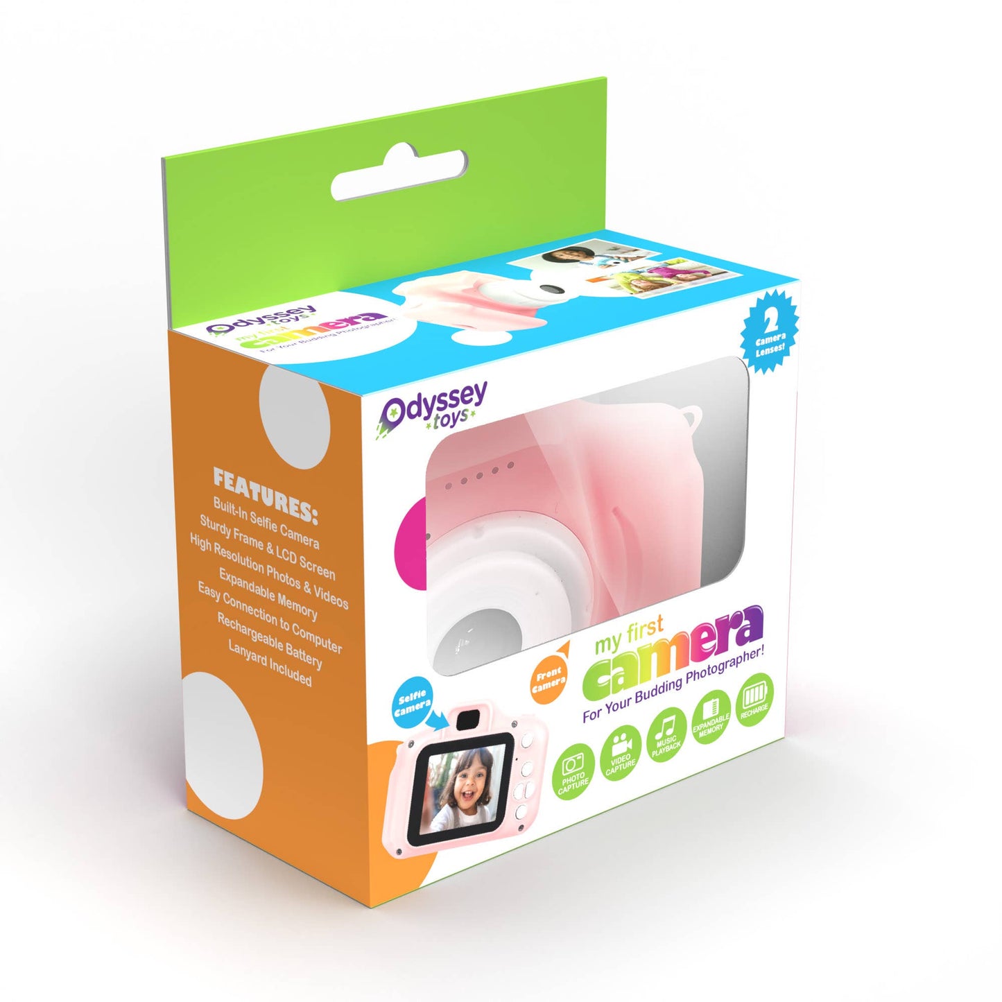 My First Camera for Kids - 2" Screen, High Def Pics + Video