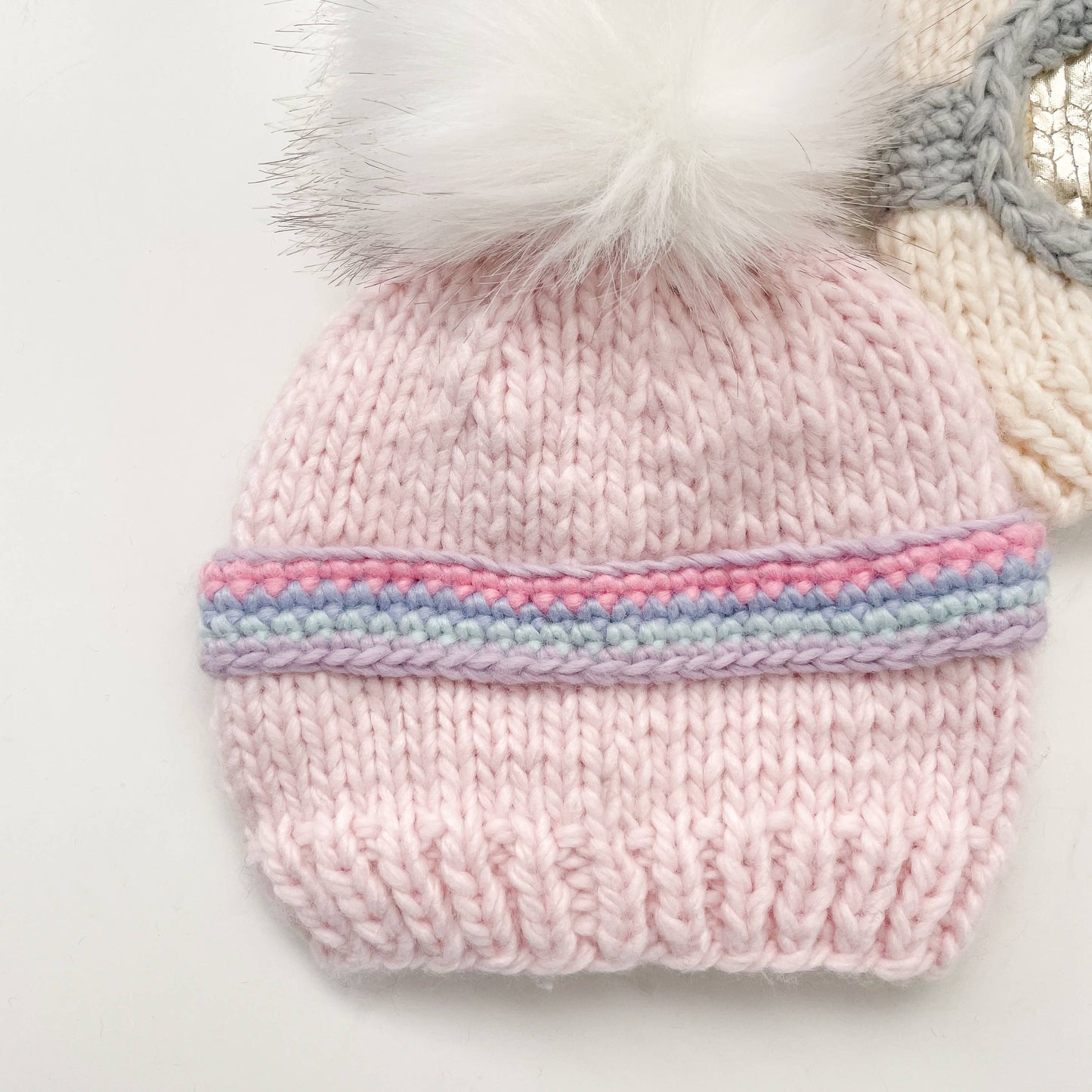 Ski Goggles Beanie Baby Pink Baby Kids Winter Hat Holiday