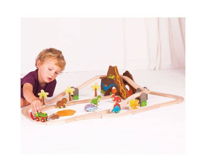 Dinosaur Railway Set