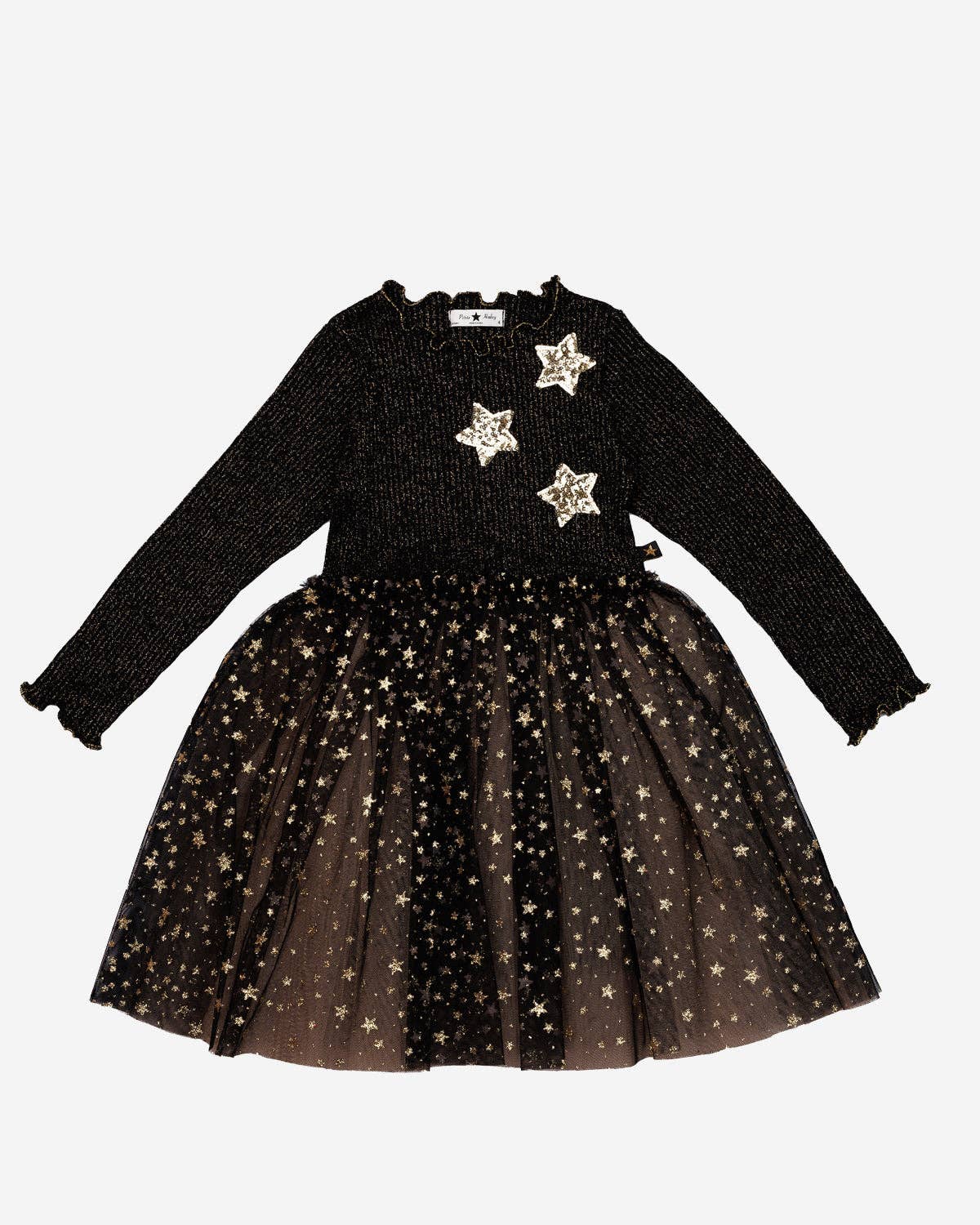 Glitter Three Star Tutu Dress