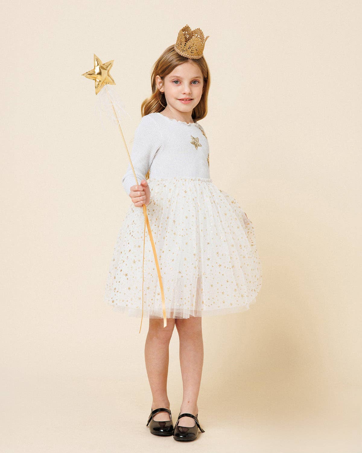 Glitter Three Star Tutu Dress