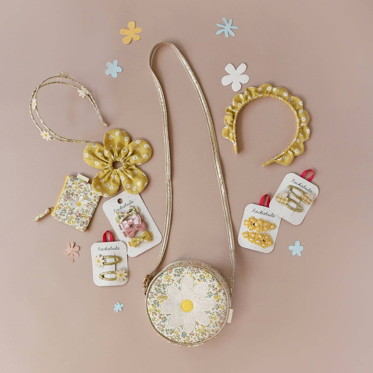 Petal Mini Bow Clip Set