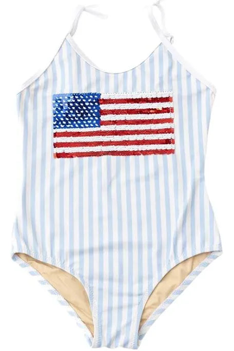Americana Sequin Swimsuit