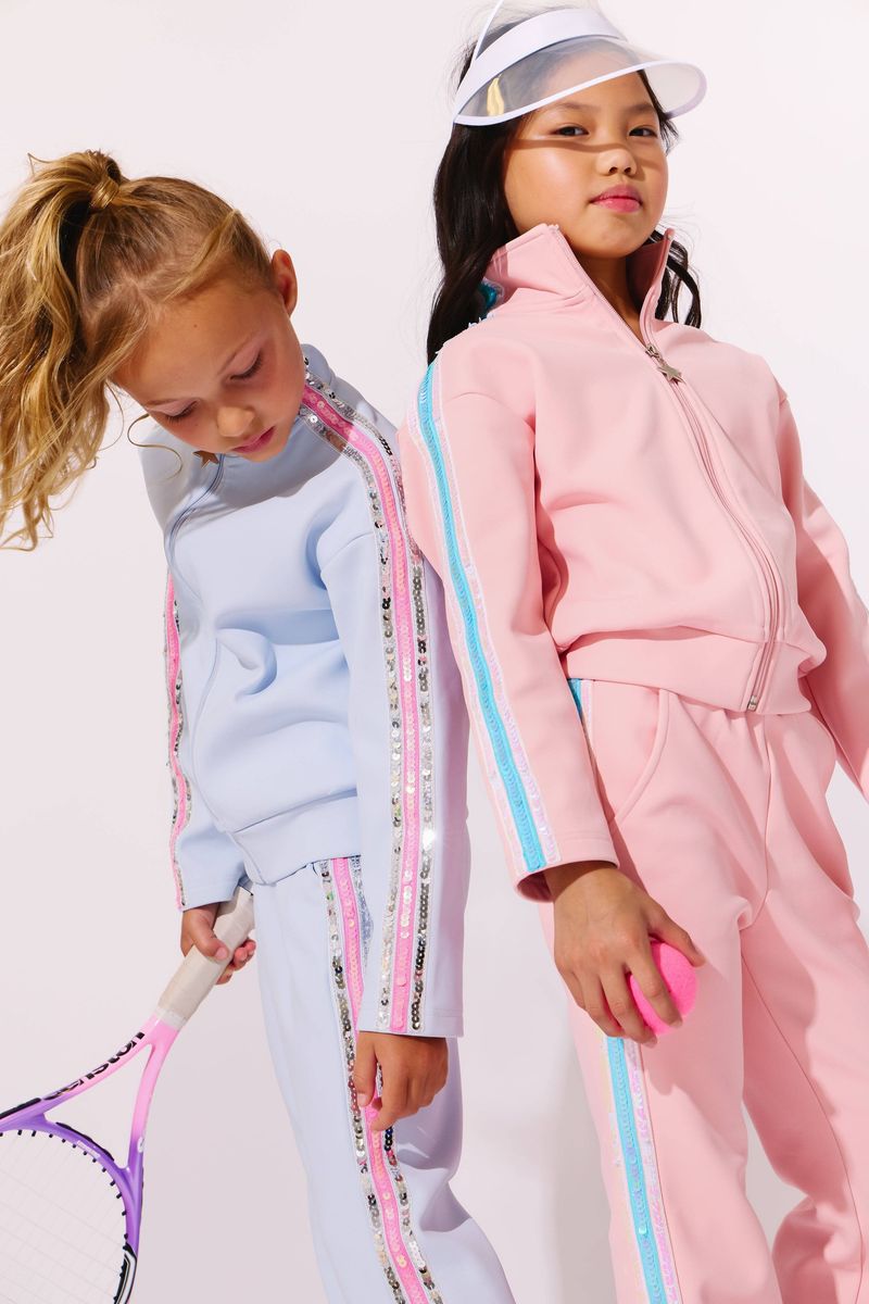 Rainbow Stripe Soft Scuba Tracksuit