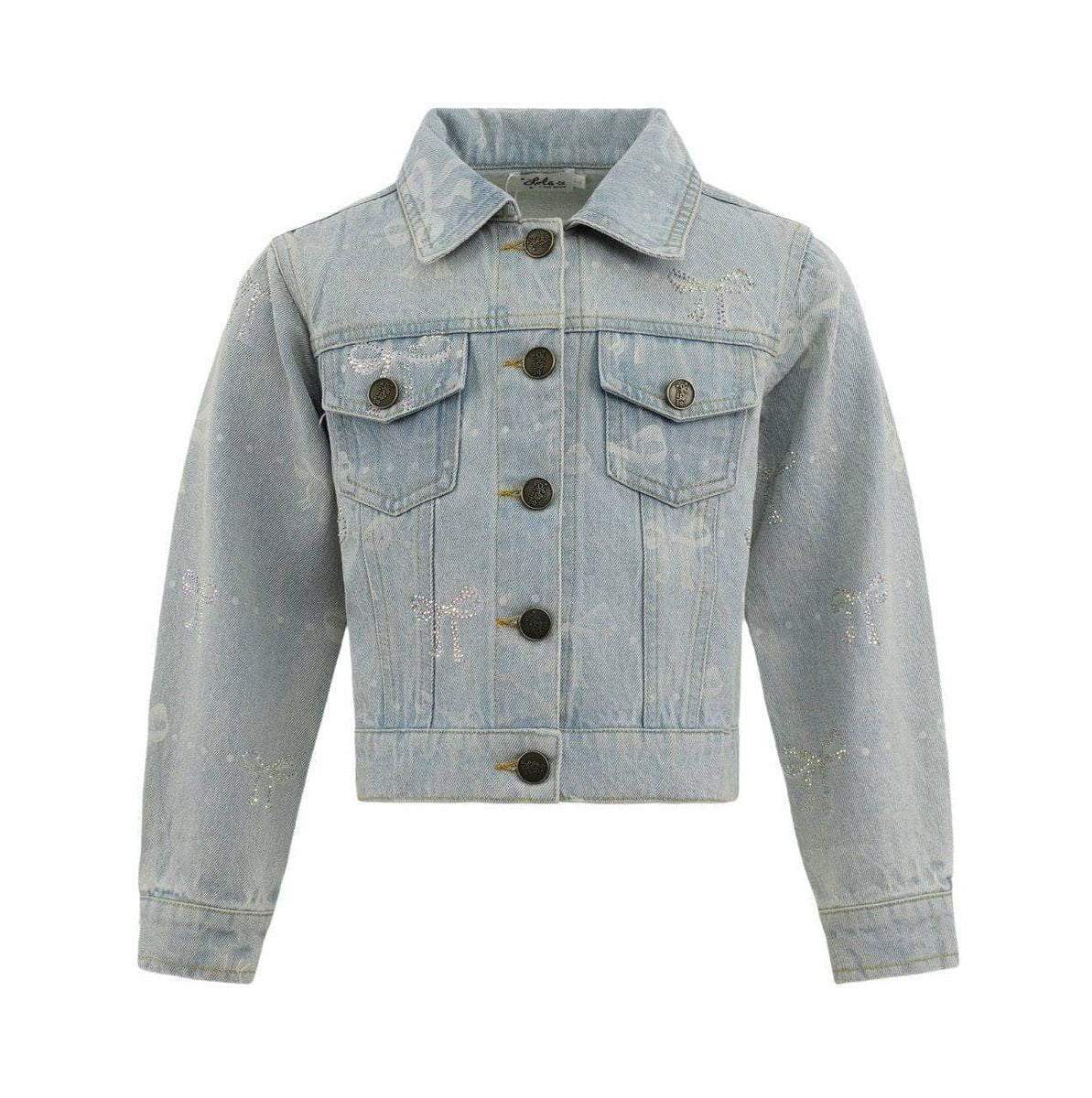 Sparkle Bows Denim Jacket