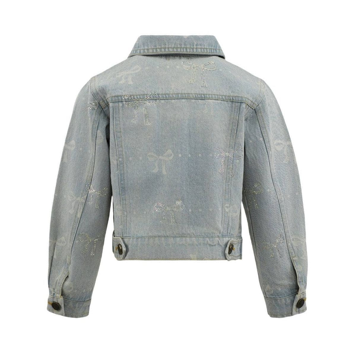 Sparkle Bows Denim Jacket