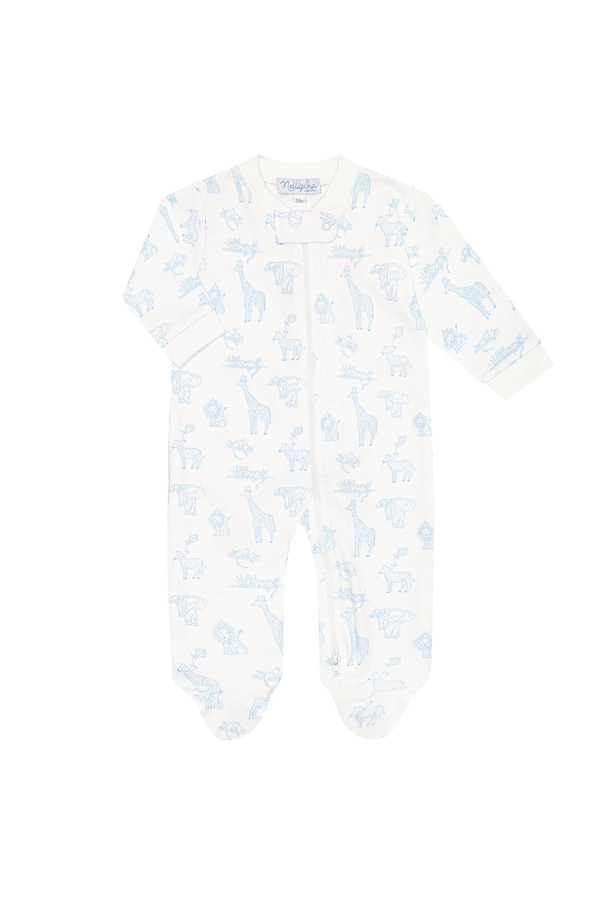 Safari Zipper Footie