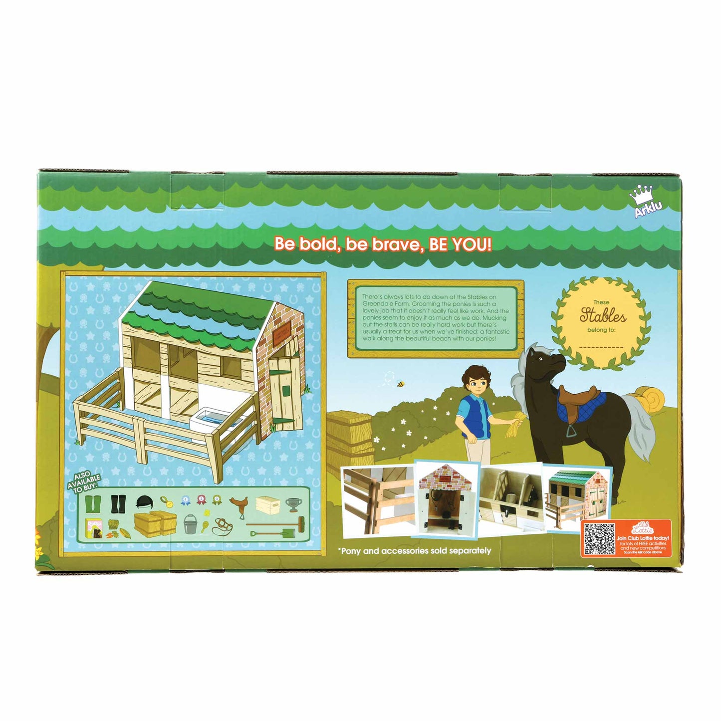 Wooden Stables Playset