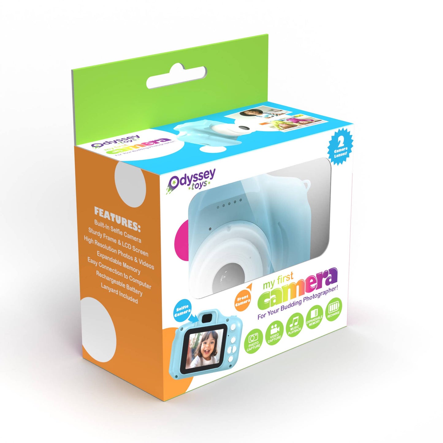 My First Camera for Kids - 2" Screen, High Def Pics + Video