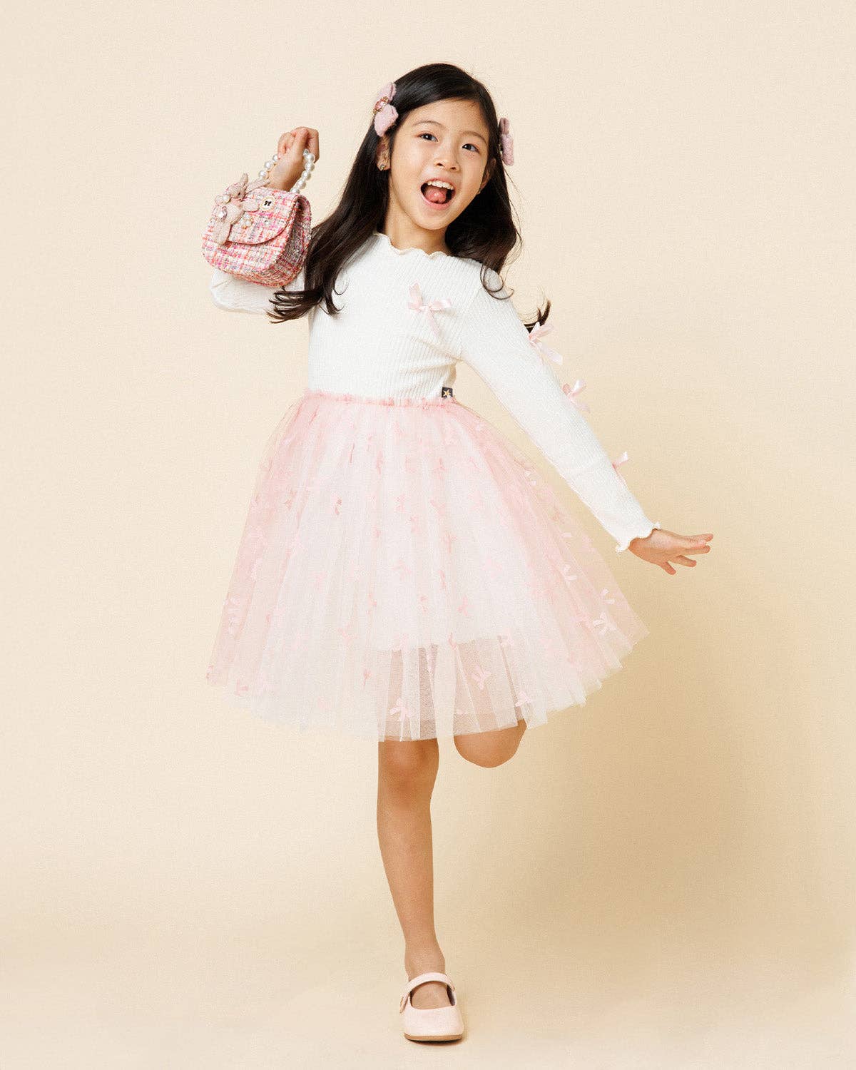 Bow Ribbon Tutu Dress