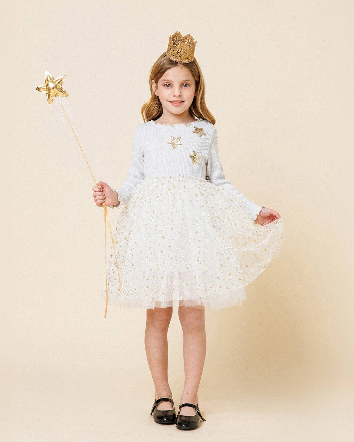 Glitter Three Star Tutu Dress