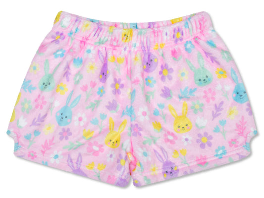 Bunny Bloom Plush Shorts (X-Small -(4-6))