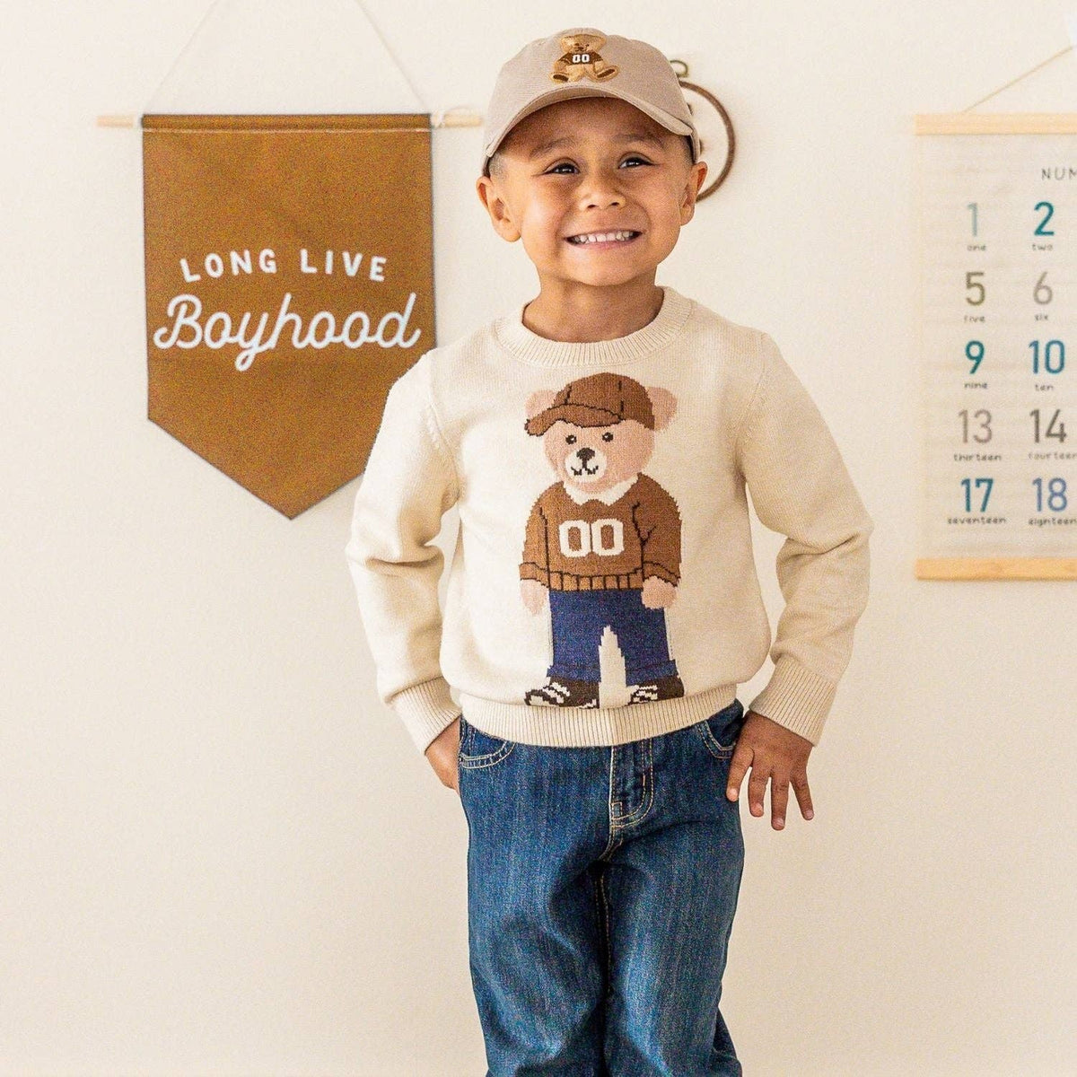 Teddy Bear Sweater - Boys Clothing - Fall/Winter