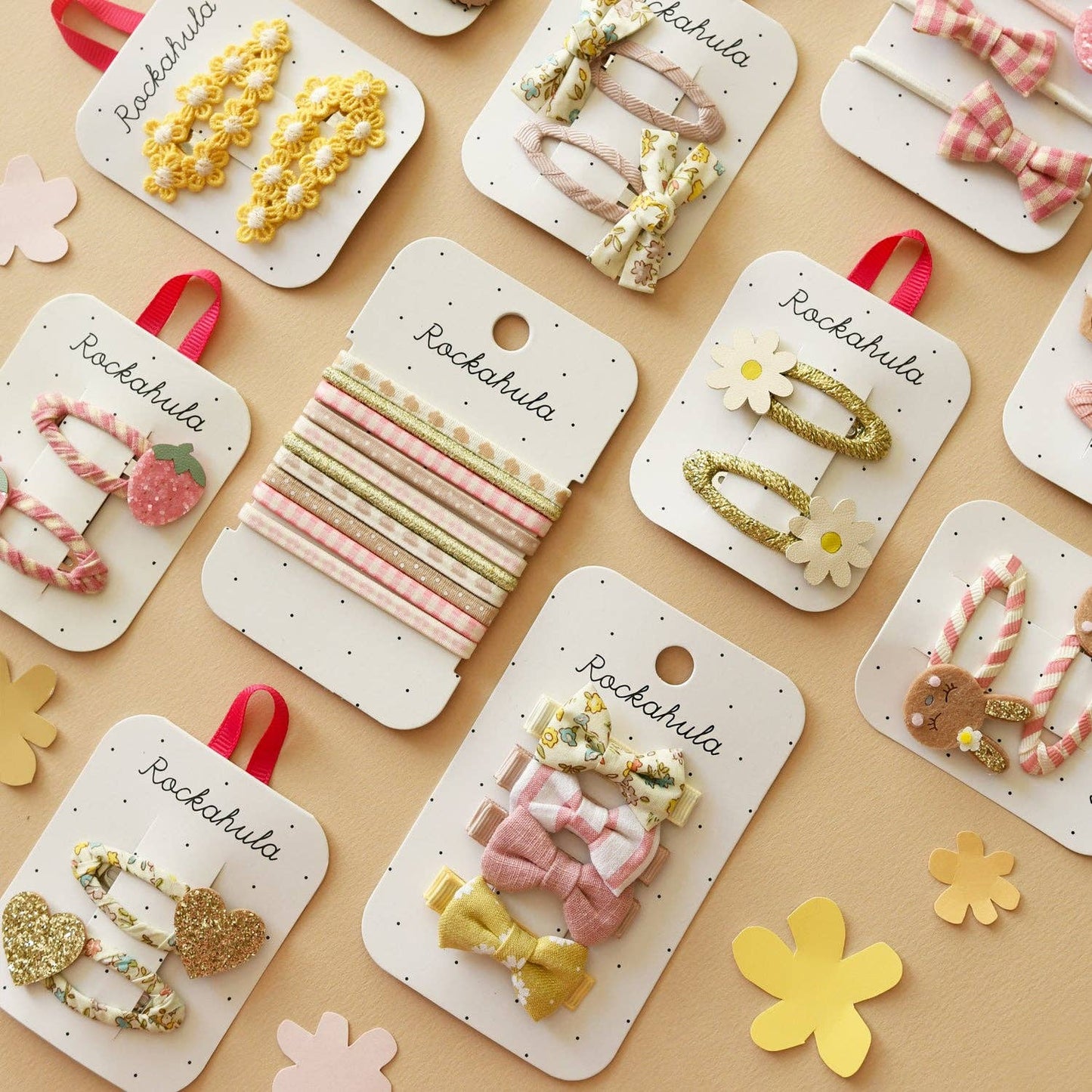 Petal Mini Bow Clip Set