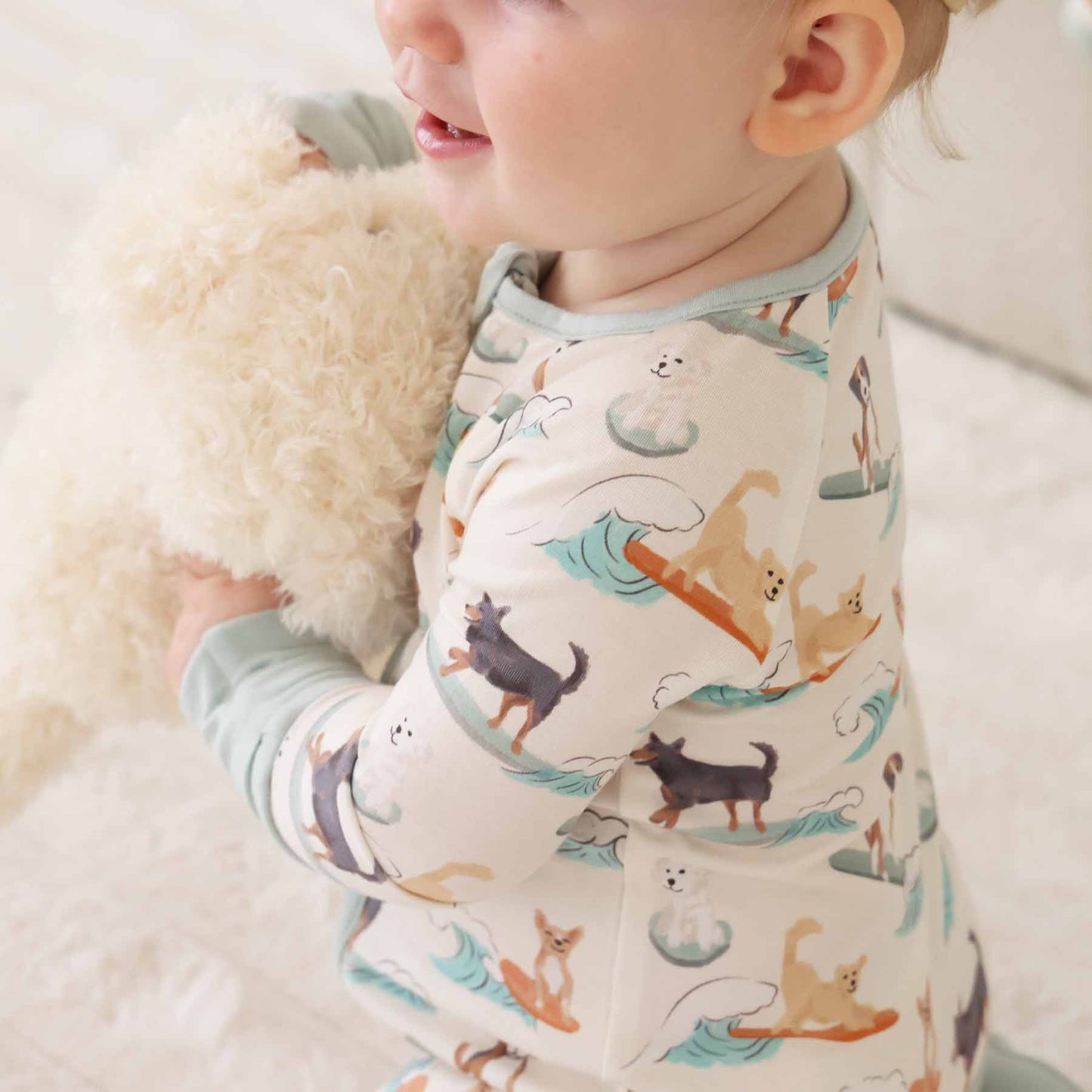 Paddle Pups Convertible Zip Romper