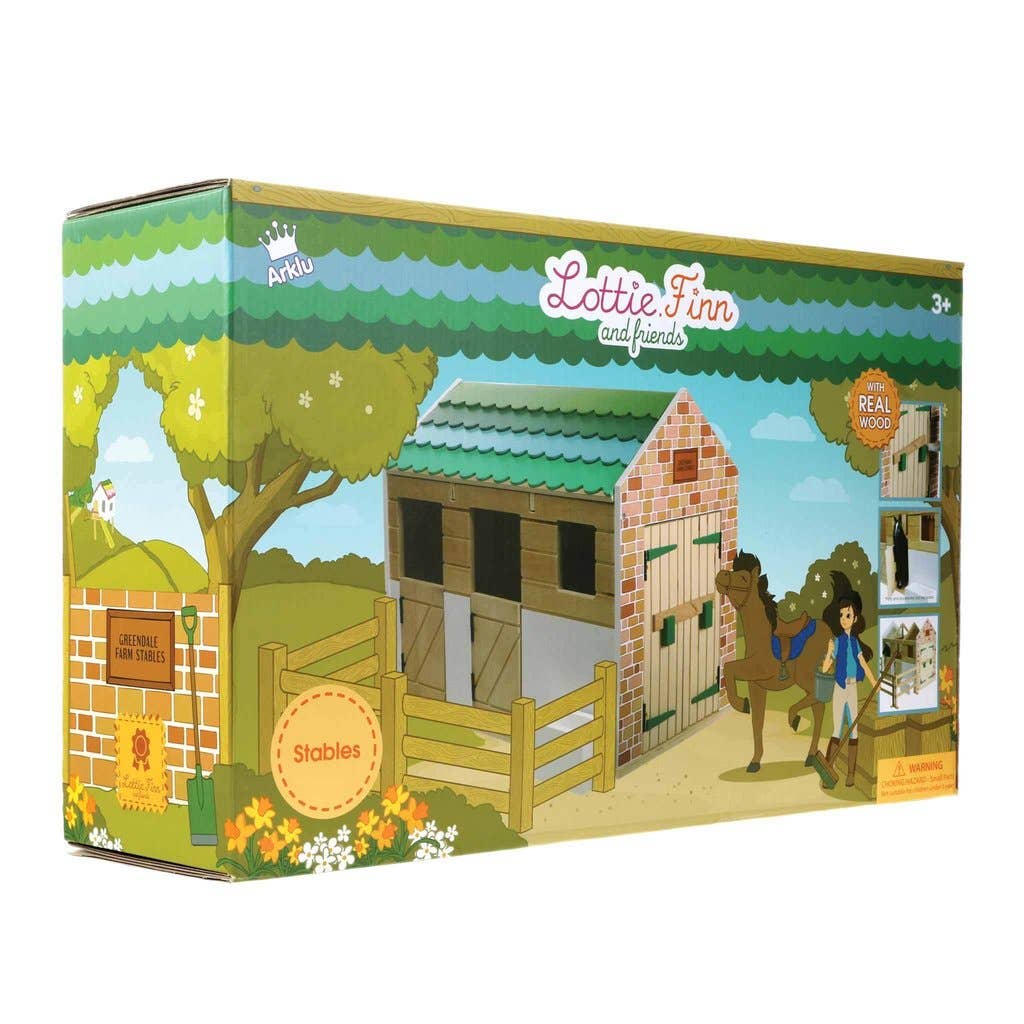 Wooden Stables Playset