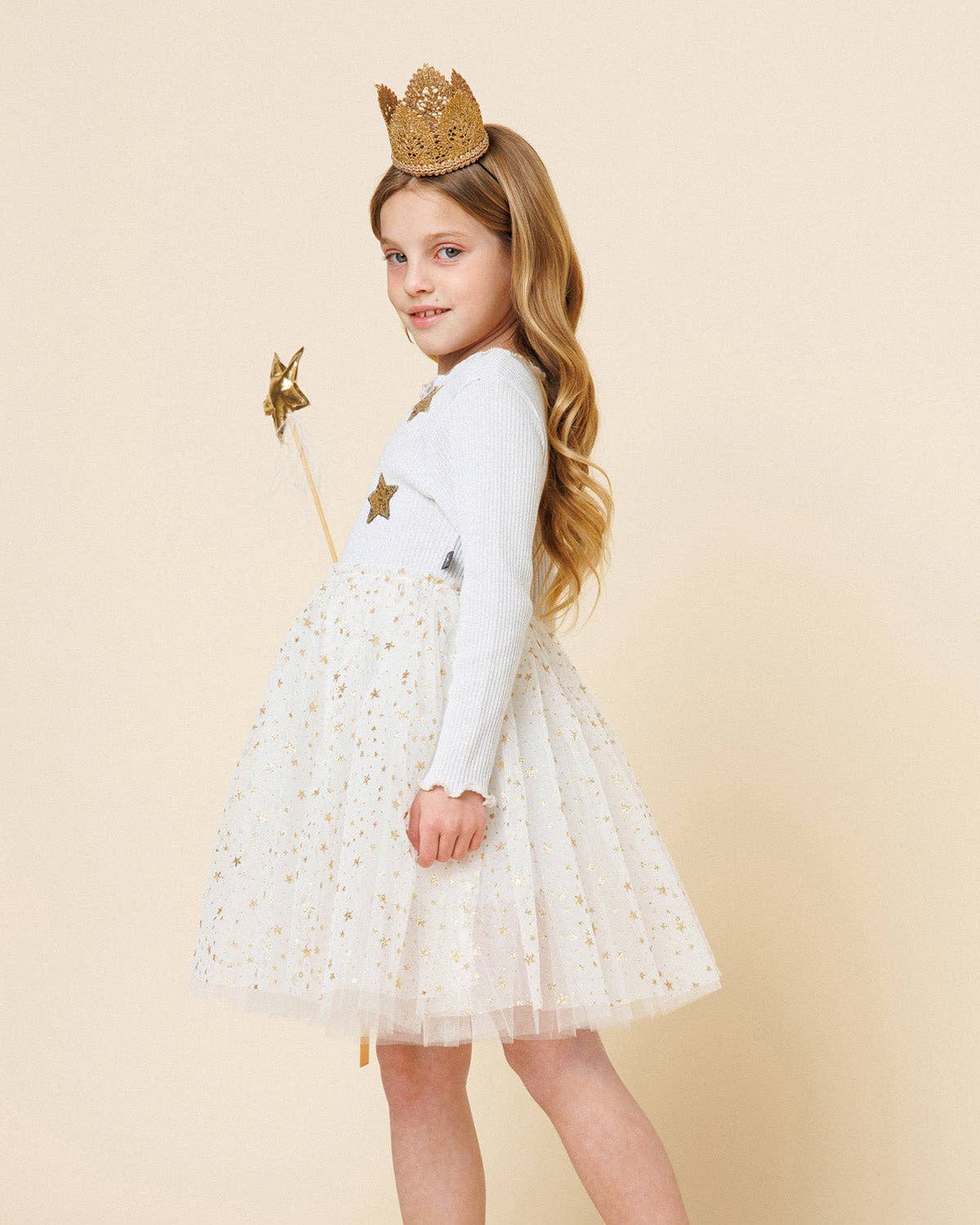 Glitter Three Star Tutu Dress