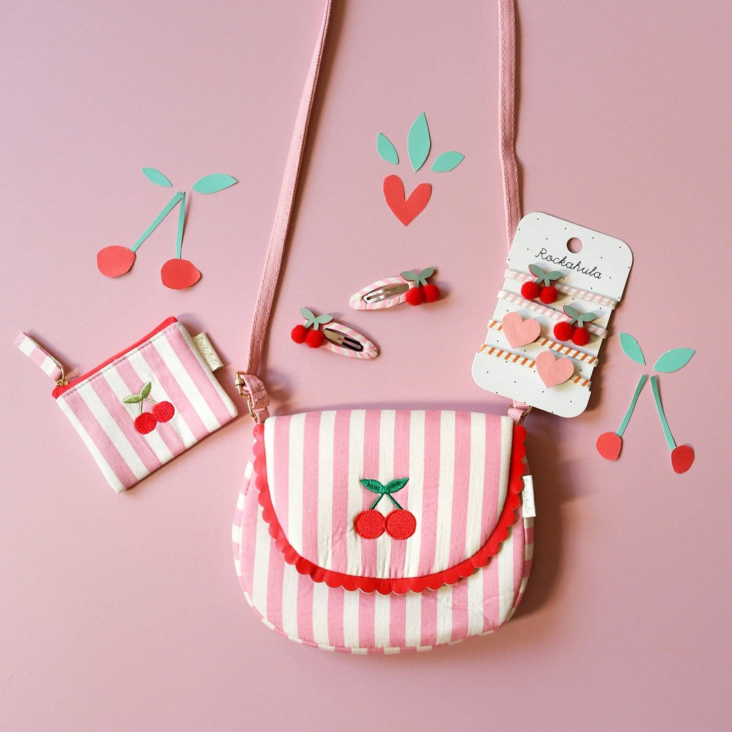 Cherry Kiss Scallop Bag