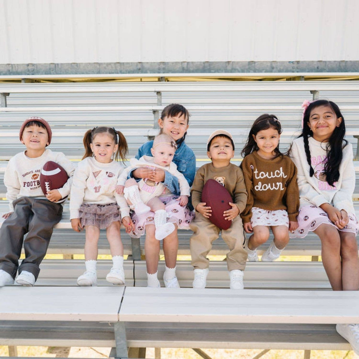 Game Day Sequin Patch Sweatshirt - Football - Kids Clothing