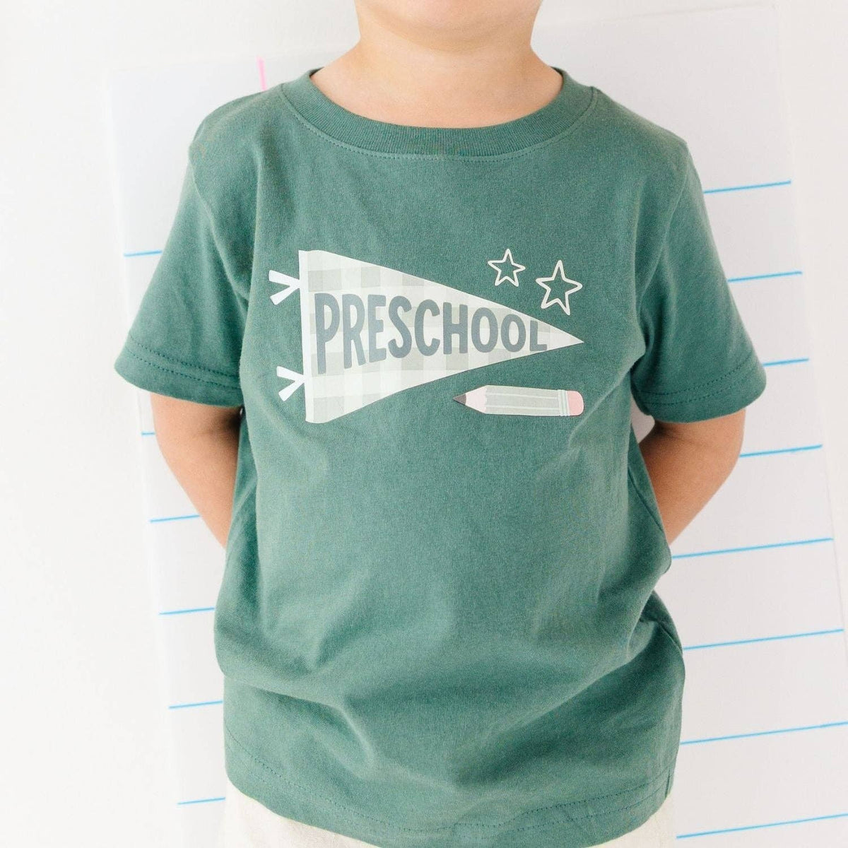 Preschool Pennant Short Sleeve T-Shirt - Boys Clothing